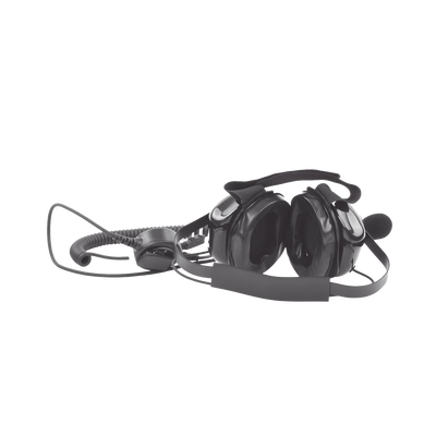 Auriculares con orejeras acolchonadas de gel con micrófono flexible con cancelación de ruido para radios Kenwood TK3230/3000/3402/3312/3360/3170,NX240/340/220/320/420