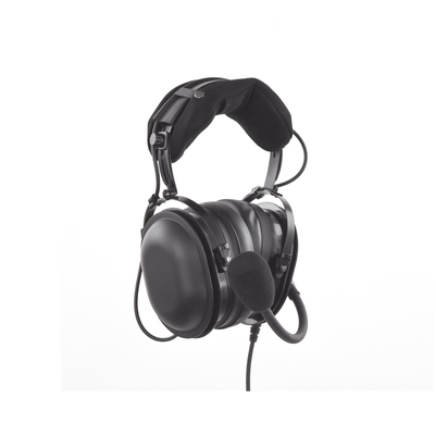 Audífonos acolchonados de uso rudo con diadema sobre la cabeza para radios Kenwood TK2000, TK3000, NX240, NX340