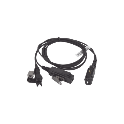 Micrófono de Solapa con Audífono Ajustable al oído. Para radios DP2400, DP2600, XPR3300, XPR3500, DP3441, XiR P6600, XiR P6620, XiR E8608, XiR E8600, DEP550, DEP570, DGP8050 ELITE, XiR E8600, XiR E8606,MTP3100,