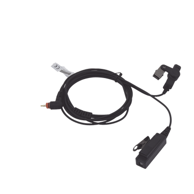 Micrófono de Solapa con Audífono Ajustable al oído. Para Radios SL4000/4010/SL7550/SL8050/ SL8550/SL500