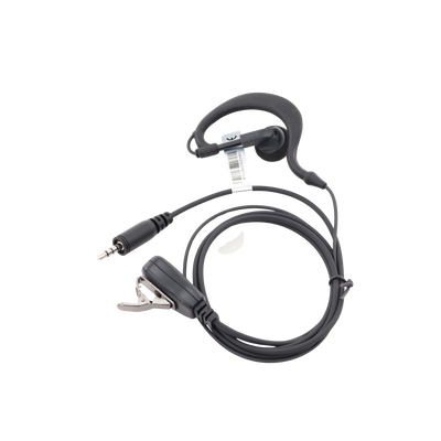 Micrófono - audífono de solapa ajustable al oído para KENWOOD PKT23K