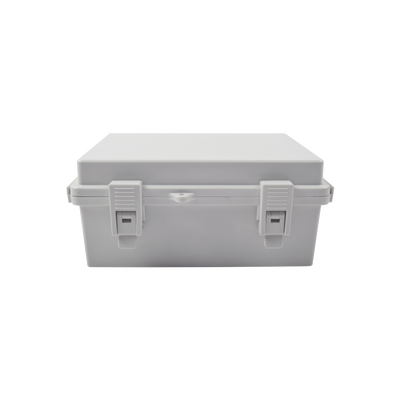 Gabinete Plástico para Exterior (IP65) de 150 x 220 x 105 mm Cierre por Broche.
