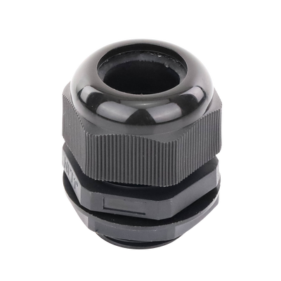 Conector Plástico Negro Tipo Glándula para Rosca NPT 1"