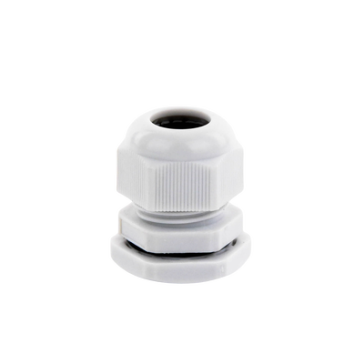 Conector Plástico Gris Tipo Glándula para Cable de 10 a 14 mm de Diámetro.