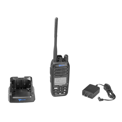 Radio Portátil Marino TXM52 / Sumergible IP67 / Luz Activada por Agua / NRC Reducción de Ruido / Dual-Watch / 5W de Potencia / FM (F3E)