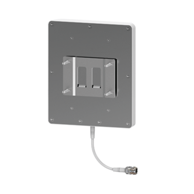 Antena direccional tipo Panel para interior o exterior, 806-960 / 1710-2500 MHz, 8dBi, con conector N-Hembra, incluye montaje para pared