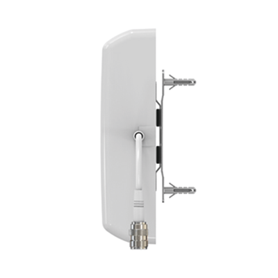 Antena direccional tipo Panel para interior o exterior, 806-960 / 1710-2500 MHz, 8dBi, con conector N-Hembra, incluye montaje para pared