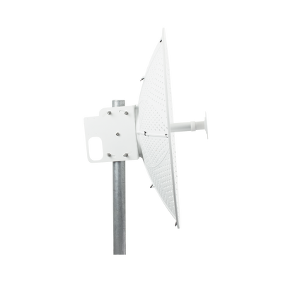 Antena direccional para C5x, C6x, B6X y B5x, Guía de onda para mantener la integridad de la señal y minimiza la pérdida en transmisión , 4.9 - 6.5 GHz, 3 ft, Ganancia de 34 dBi, Montaje incluido