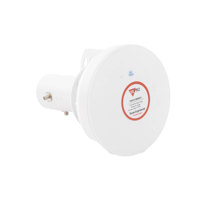 Antena Tipo Horn de 45 °, 15 dBi, 4.9 - 7GHz, Ideal para ambientes de alto ruido,  Tipo de conector RPSMA, con montaje y jumpers incluidos
