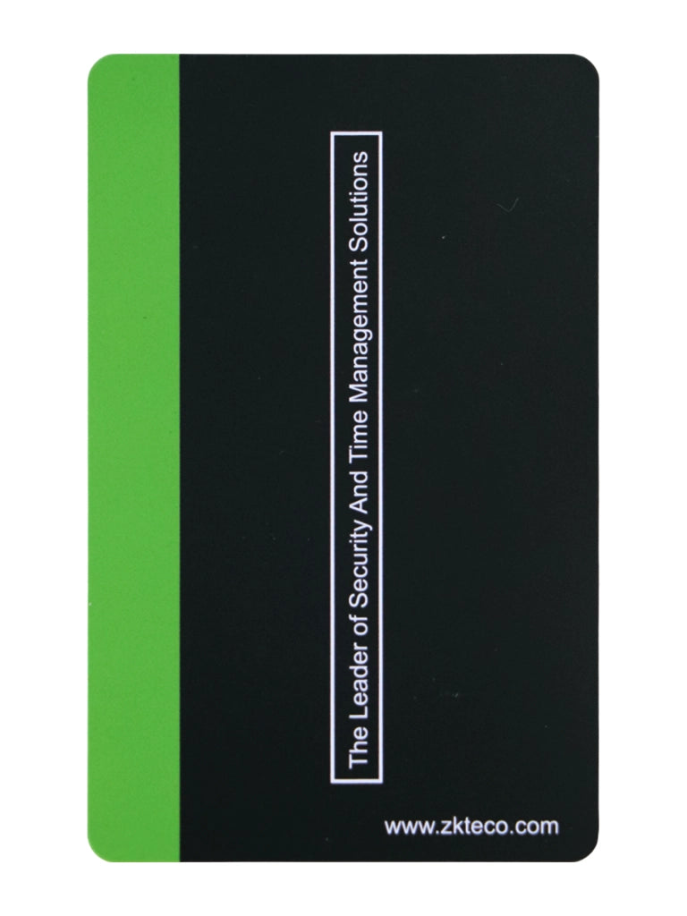 ZKTECO IDCOLORCARD - Tarjeta ID con Frecuencia de 125 kHz, Sin Folio Impreso, Grosor de 0.9 mm, Color Negra y con el Logo de ZKTeco