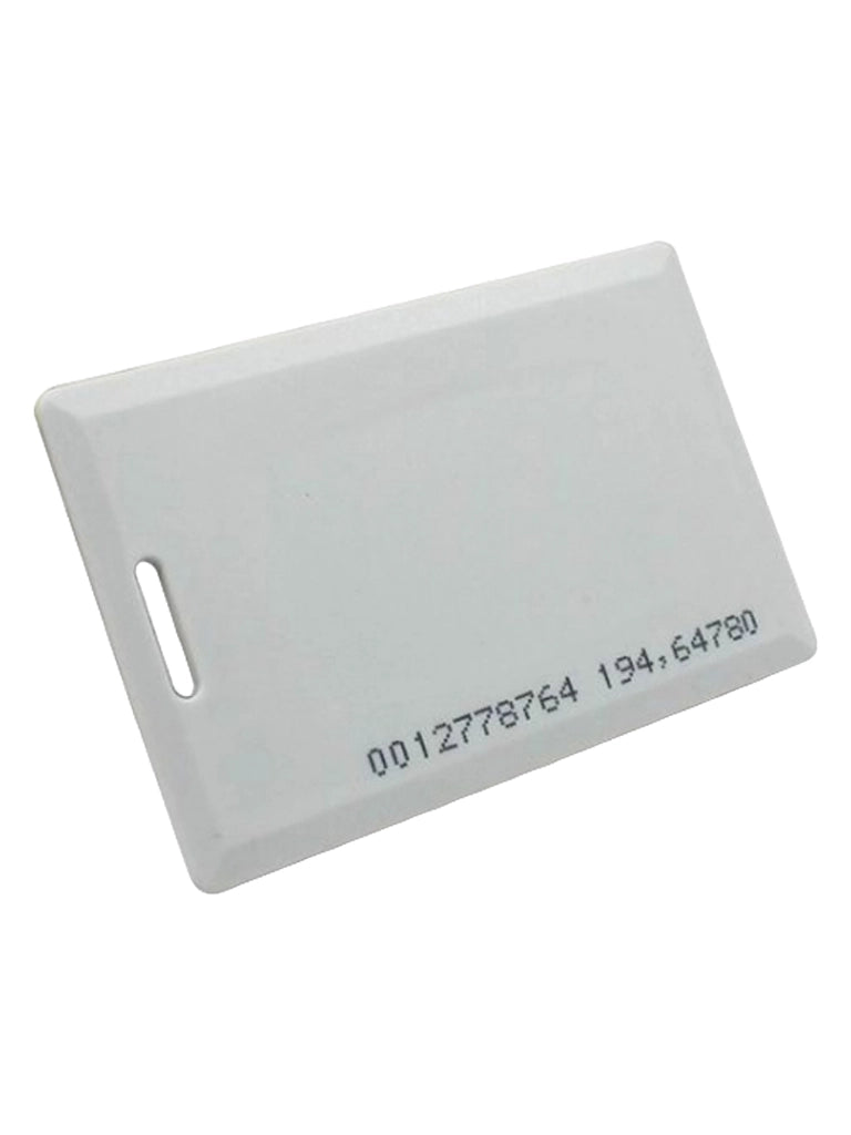 ZKTECO IDCARDKR2K - Tarjeta ID con Frecuencia de 125 kHz, Tipo Clamshell (Perforada y Con Grosor de 1.88 mm) con Folio Impreso