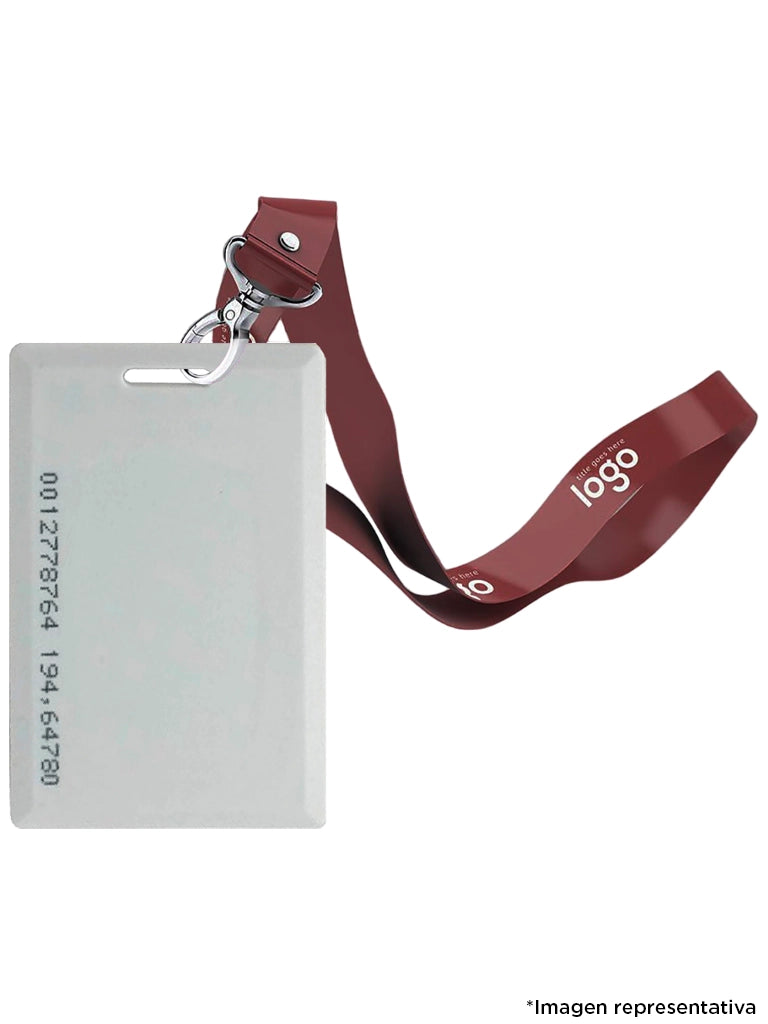 ZKTECO IDCARDKR2K - Tarjeta ID con Frecuencia de 125 kHz, Tipo Clamshell (Perforada y Con Grosor de 1.88 mm) con Folio Impreso