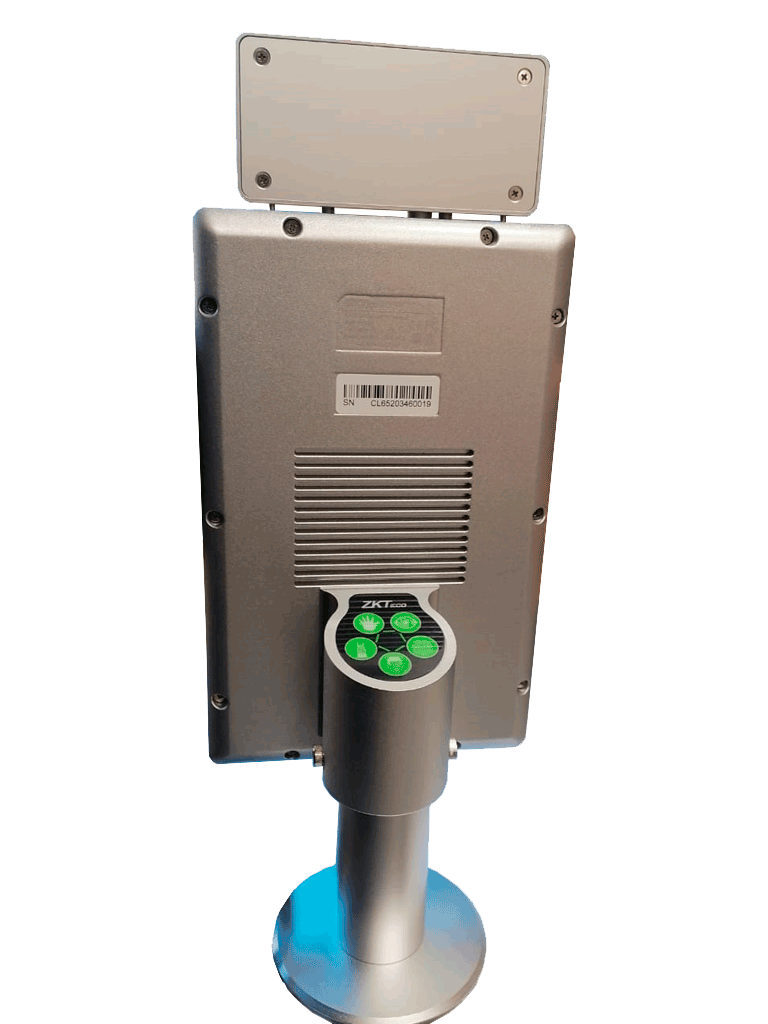 ZKTECO PROFACEXTICH - Terminal de Control de Acceso y Asistencia Facial y Palma con Medición de Temperatura y Uso de Cubrebocas / Lectura de QR e Intercom / Con Soporte para Torniquete / Serie Visible Light (PRODUCTO SOBRE PEDIDO)