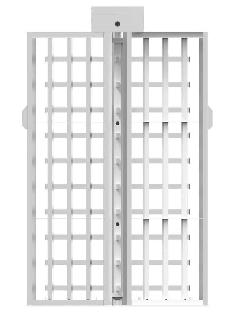 ZKTECO FHT3300 - Torniquete modular de Altura Completa, Acero Inoxidable SUS304, IP54, Compatible con 110 / 220 Vca, 3 Barras de Giro, Alta Durabilidad (1 Millón de Ciclos), Capacidad de 20 Personas por Minuto