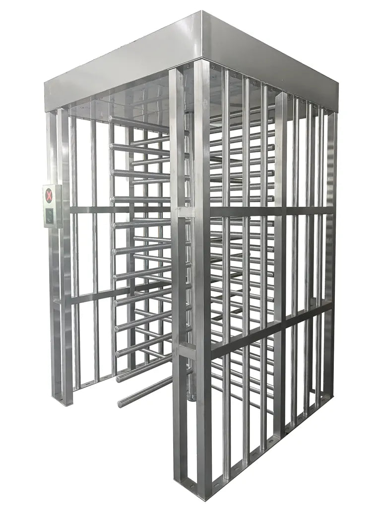 WEJOIN WJFTH603B - Torniquete de Cuerpo Completo Full Height para Control de Acceso | Uso Exterior | Compatible con RFID, Huella y QR | Seguridad Industrial | 5 Millones de Ciclos