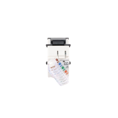 Jack Ultramax Cat5e, UTP, Tipo Keystone, Color Negro, Punch Down