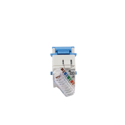 Jack UltraMAX Cat5e, UTP, Tipo Keystone, Color Azul, Punch Down