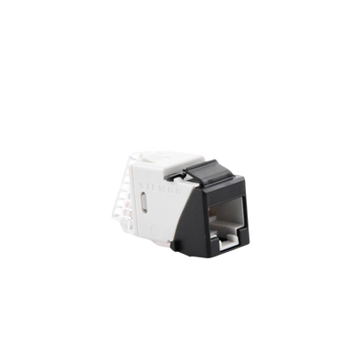 Jack Ultramax Cat6a, Utp, Tipo Keystone, Color Negro, Punch Down