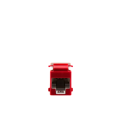 Jack Ultramax Cat6a, Utp, Tipo Keystone, Color Rojo, Punch Down