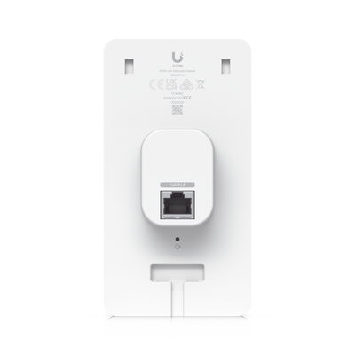UniFi Intercom Viewer, monitor que se vincula a UA-INTERCOM, para visualizar y aperturar, pantalla táctil de 5", energizado por POE, montaje en pared