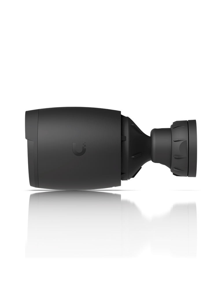 UBIQUITI UVC-AI-PRO - Cámara 4K, Zoom óptico 3X, IA avanzada: detecta personas, lee matrículas , IR 25 metros , microfono integrado, audio bidireccional , Exterior/Interior, POE+ (Color Negro).