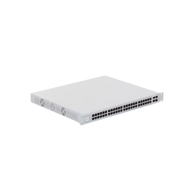 UniFi Switch PoE+/ Pasivo 24V, Administrable de 48 puertos 10/100/1000 Mbps, 2 puertos SFP Gigabit , 2 puertos SFP+ 10 G, 500W