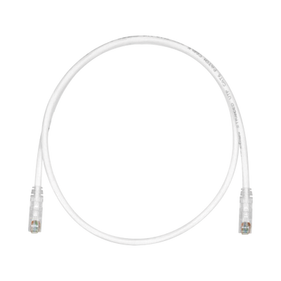 Cable de Parcheo TX6, UTP Cat6, 24 AWG, CM, Color Blanco Mate, 2.74 Metros (9 Pies)