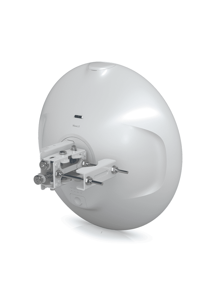 UBIQUITI WAVE-LR- Antena cliente para WAVE-AP, con frecuencia de 60 GHz y tasa de transferencia de hasta 2 Gbps. Incluye respaldo a 5 GHz y es compatible únicamente con WAVE-AP