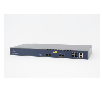 OLT de 2 puertos EPON con 6 puertos Uplink (4 puertos Gigabit Ethernet + 2 puertos Gigabit Ethernet SFP/SFP+) / hasta 128 ONUS