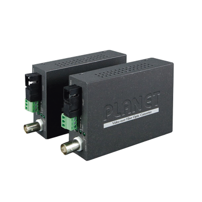 Kit Convertidor de Medios de Video Sobre Fibra Gigabit WDM-SC, Monomodo a 20 km, Tipo de Video AHD/TVI/CVI/CVBS
