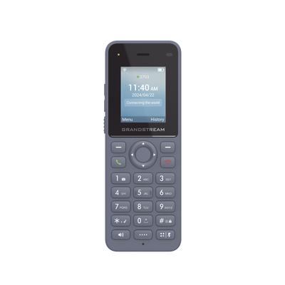 Teléfono IP inalámbrico Wi-Fi, portátil, 2 líneas, 2 cuentas SIP, Voz HD, Bluetooth, Puerto USB tipo C
