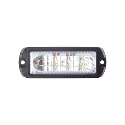 Luz Auxiliar Ultra Brillante de 8 LED's en color Rojo/Azul con mica transparente