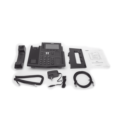 Teléfono IP Empresarial con Estándares Europeos, 20 lineas SIP con pantalla LCD a color, 60 teclas DSS/BLF, puertos Gigabit, IPv6, Opus , PoE/DC