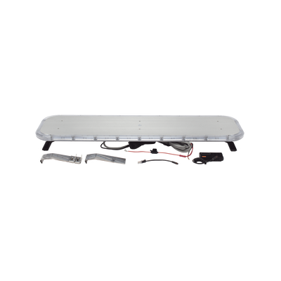 Barra de Luces LED de 46” Ambar, de 132 LEDs, Controlador Incluido - Ideal para Equipar Unidades de seguridad privada y vehiculos de trabajo