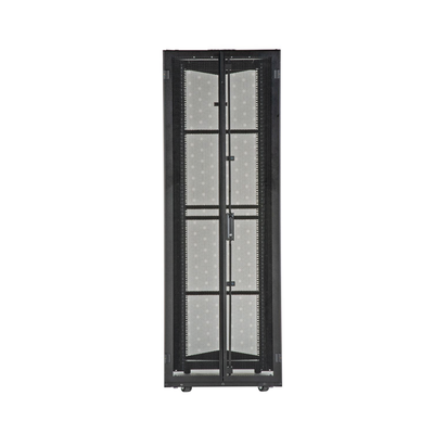 Gabinete FlexFusion para Centros de Datos, 45 UR, 700 mm de Ancho, 1070 mm de Profundidad, Sin Paneles Laterales, Fabricado en Acero, Color Negro