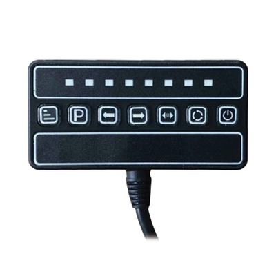 Barra de Luz de Advertencia con 8 Módulos Ámbar, ideal para el direccionamiento de tráfico