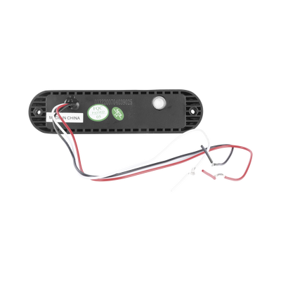 Luz Auxiliar Ultra Brillante  IP67 de 6 LEDs, Color Rojo, con mica transparente y bisel negro