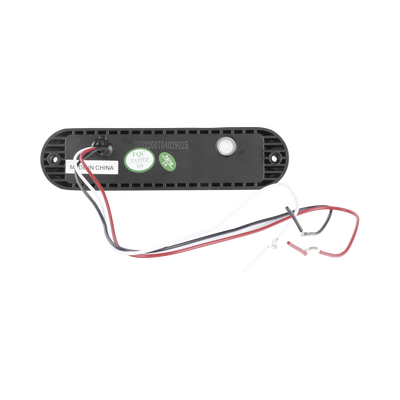 Luz Auxiliar Ultra Brillante  IP67 de 6 LEDs, Color Rojo/Azul, con mica transparente y bisel negro