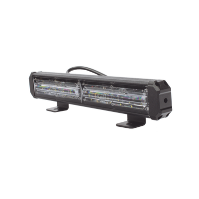 Barra de Luz de Advertencia, 2 Módulos de 6 LED, 11 Pulgadas Clara