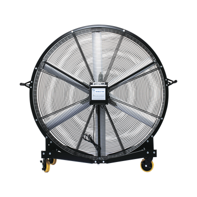 ventilador Industrial Móvil Ultra Silencioso de 1.5 m, Para Almacenes, Hangares, Líneas de Producción, Gimnasios