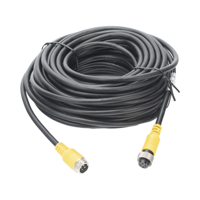 Cable extensor con conector tipo aviación de 15m solo para soluciones de videovigilancia móvil XMR