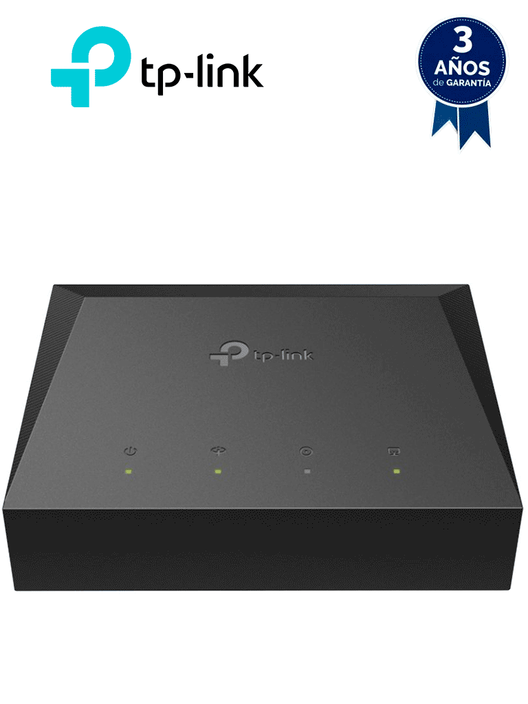 TP-LINK - XZ000-G3 - Terminal GPON Gigabit con 1 puerto RJ45 de 10/100/1000 Mbps, configurado como equipo Bridge, con capacidad de hasta 2.488 Gbps.