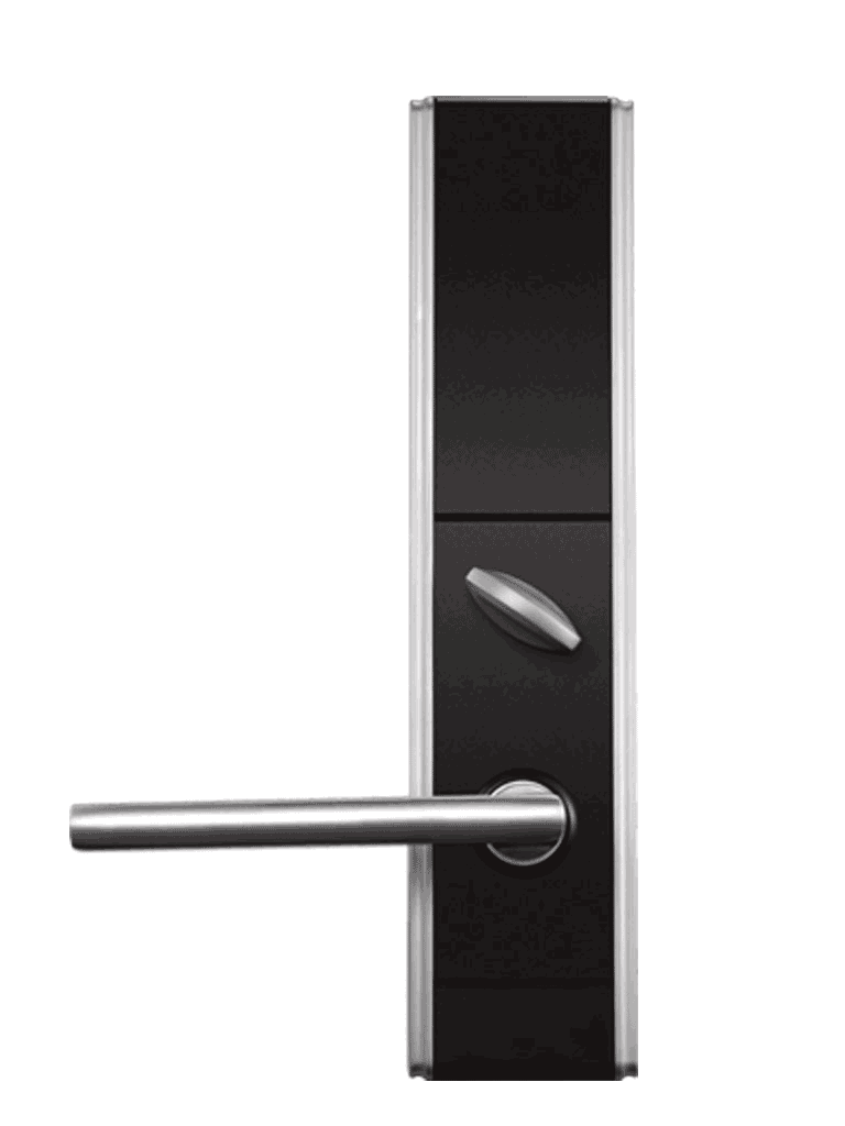 ZKTECO LH6800L- Cerradura Izquierda para Hotel con Tecnología MIFARE 13.56 MHz, Compatible con Puertas de 35 a 45 mm de Grosor, Fabricada en Aleación de Zinc, Capacidad de Registro de 224 Eventos