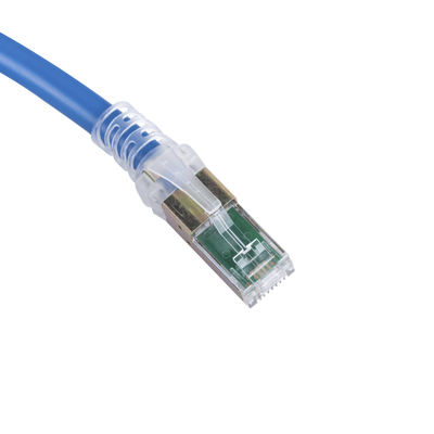 Patch Cord Z-MAX Cat6A UTP, CM, 2.13 Metros (7 Pies), Color Azul, Versión Bulk (Sin Empaque Individual)