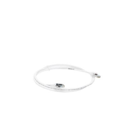 Patch Cord Z-MAX Cat6A S/FTP, CM/LS0H, 1.52 Metros (5 Pies), Color Blanco, Versión Bulk (Sin Empaque Individual)