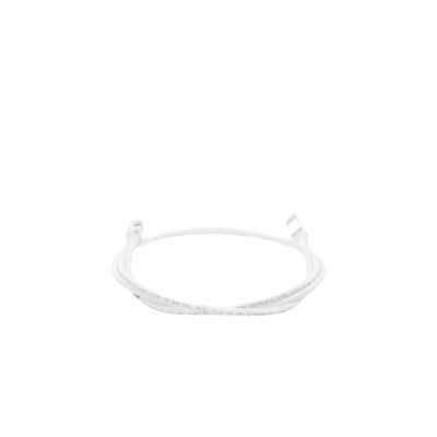 Patch Cord Z-MAX Cat6A S/FTP, CM/LS0H, 1.52 Metros (5 Pies), Color Blanco, Versión Bulk (Sin Empaque Individual)