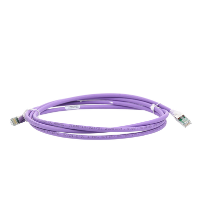 Patch Cord Z-MAX Cat6A S/FTP, CM/LS0H, 2.13 Metros (7 Pies), Color Violeta, Versión Bulk