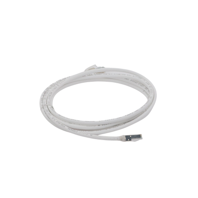 Patch Cord Z-MAX Cat6A S/FTP, CM/LS0H, 3.05 Metros (10 Pies), Color Blanco, Versión Bulk (Sin Empaque Individual)
