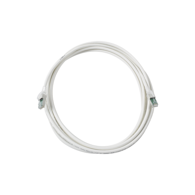 Patch Cord Z-MAX Cat6A S/FTP, CM/LS0H, 15.24 Metros (50 Pies), Color Blanco