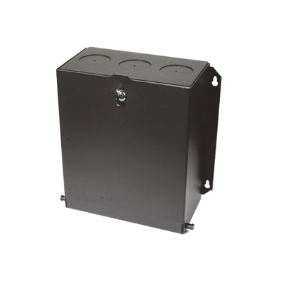 Caja de Zona (Punto de Consolidación), de 24 Puertos, Ideal para Soportar Cableado en una Gran Variedad de Áreas de Trabajo, Compatible con Conectores MAX, Z-MAX, o TERA, Color Negro